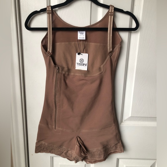 Tissini Women's Tan Shapewear Bodysuit - Picture 1 of 6